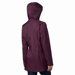 Columbia Chaqueta De Lluvia Switchback™ Lined Mujer Rosas Oscuro (573LCJXYG)